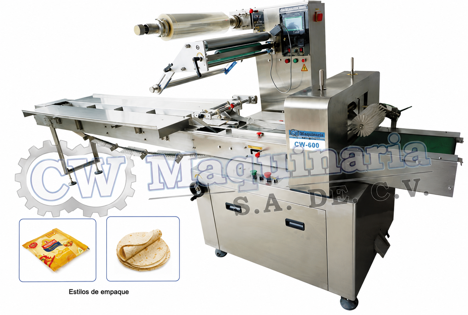 EMBOLSADORA HORIZONTAL CW-600